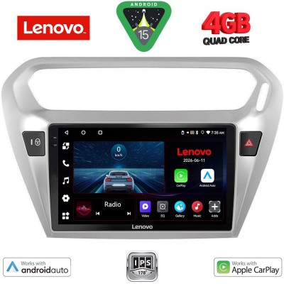 LENOVO LVE 8511SL_CPAA (9inc) MULTIMEDIA TABLET for CITROEN ELYSEE – PEUGEOT 301 mod. 2013-2026  (SILVER)