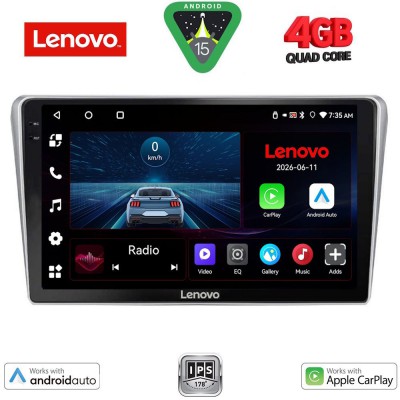 LENOVO LVE 8704SL_CPAA (9inc) MULTIMEDIA TABLET for TOYOTA AVENSIS (T25) mod. 2003-2009 (SILVER)