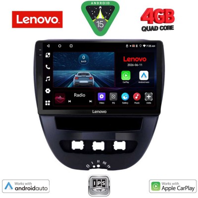 LENOVO LVE 8707_CPAA (10inc) MULTIMEDIA TABLET for CITROEN C1-PEUGEOT 107-TOYOTA AYGO mod. 2005-2014