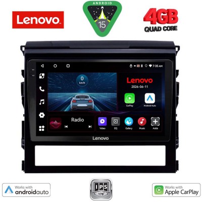 LENOVO LVE 8725_CPAA (9inc) MULTIMEDIA TABLET for TOYOTA LANDCRUISER mod. 2016-2019