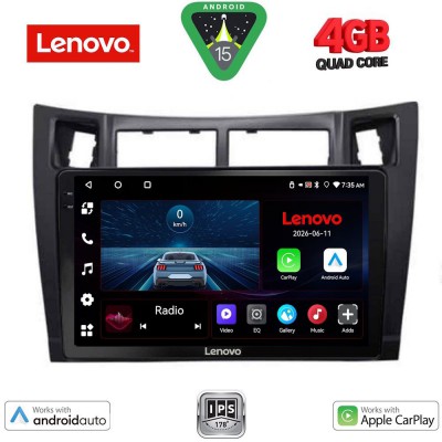 LENOVO LVE 8736BL_CPAA (9inc) MULTIMEDIA TABLET for TOYOTA YARIS mod. 2006-2011 (BLACK)