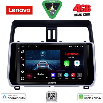 LENOVO LVE 8739_CPAA (10inc) MULTIMEDIA TABLET for TOYOTA LAND CRUISER mod. 2019-2023