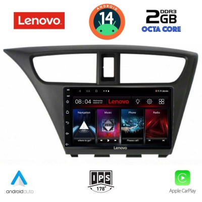 LENOVO LVF 5190_CPA (9inc) MULTIMEDIA TABLET for HONDA CIVIC  mod. 2012-2016