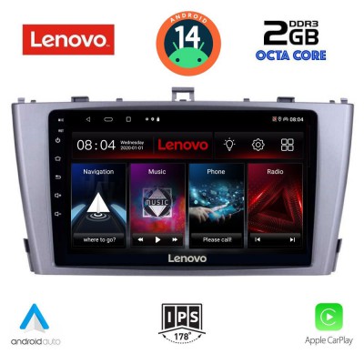 LENOVO LVF 5705_CPA (9inc) MULTIMEDIA TABLET for TOYOTA AVENSIS (T27) mod. 2009-2015