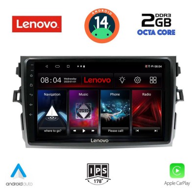 LENOVO LVF 5713_CPA (9inc) MULTIMEDIA TABLET for TOYOTA COROLLA 4D mod. 2006-2012