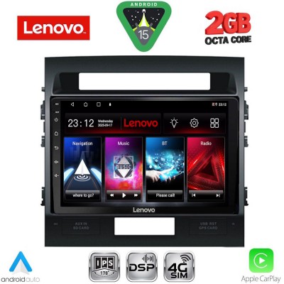 LENOVO LVF 5724_CPA (10inc) MULTIMEDIA TABLET for TOYOTA LAND CRUISER mod. 2008-2015