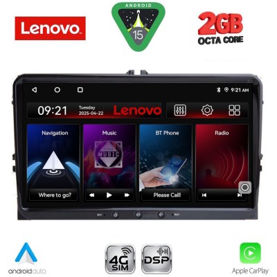 LENOVO LVF 489_CPA (9inc) MULTIMEDIA TABLET for SEAT - SKODA - VW mod. 2004-2014