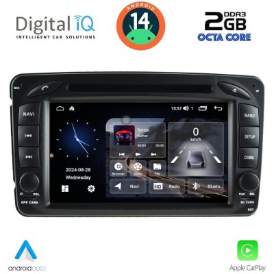 DIGITAL IQ MSF 371_CPA (7” DECK) MULTIMEDIA SYSTEM for MERCEDES C (W203) mod. 1999-2004