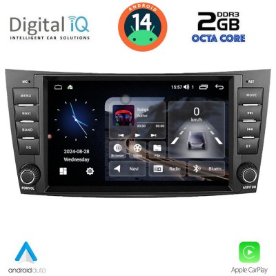 DIGITAL IQ MSF 390_CPA (8” DECK) MULTIMEDIA SYSTEM for MERCEDES E (W211) – CLS (W219) mod. 2003-2009