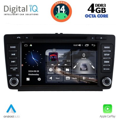 DIGITAL IQ MSG 405_CPA (8” DECK) MULTIMEDIA SYSTEM for SKODA OCTAVIA mod. 2005-2012