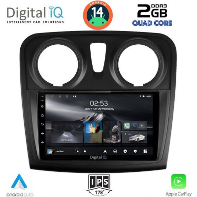 DIGITAL IQ RSB 1108_CPA (9inc) MULTIMEDIA TABLET for DACIA LOGAN – SANDERO mod. 2012-2019