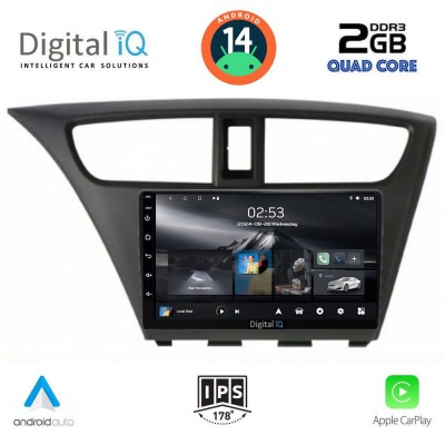 DIGITAL IQ RSB 1190_CPA (9inc) MULTIMEDIA TABLET for HONDA CIVIC  mod. 2012-2016