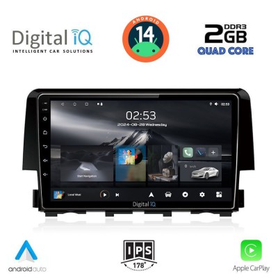 DIGITAL IQ RSB 1191_CPA (9inc) MULTIMEDIA TABLET for HONDA CIVIC mod. 2016>