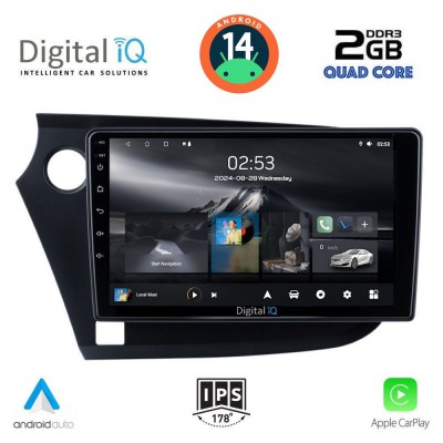 DIGITAL IQ RSB 1205_CPA (9inc) MULTIMEDIA TABLET for HONDA INSIGHT mod. 2009-2014