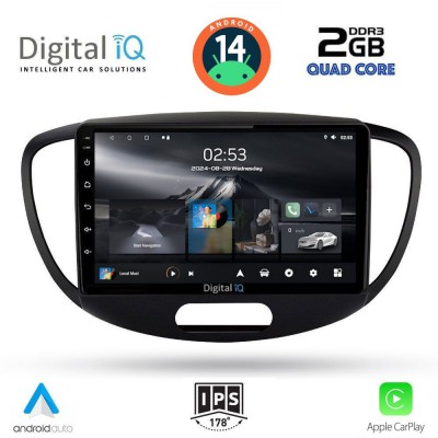 DIGITAL IQ RSB 1223_CPA (9inc) MULTIMEDIA TABLET for HYUNDAI i10 mod. 2008-2013