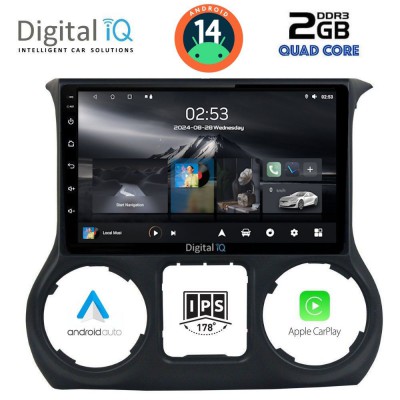DIGITAL IQ RSB 1295_CPA (10inc) MULTIMEDIA TABLET for JEEP WRANGLER  mod. 2011-2014