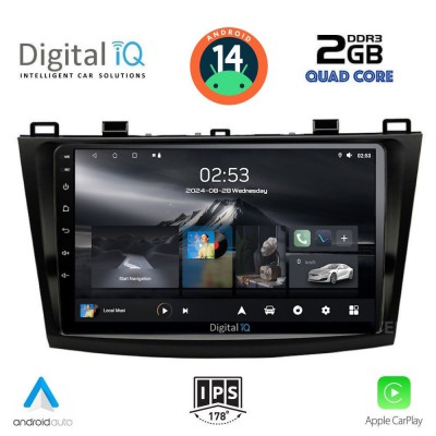 DIGITAL IQ RSB 1366_CPA (9inc) MULTIMEDIA TABLET for MAZDA 3 mod. 2009-2014