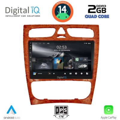 DIGITAL IQ RSB 1402CH_CPA (9inc) MUTIMEDIA TABLET for MERCEDES C (W203) mod. 1999-2004