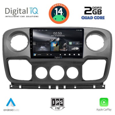 DIGITAL IQ RSB 1463_CPA (10inc) MULTIMEDIA TABLET for NISSAN NV400 - OPEL MOVANO - RENAULT MASTER mod. 2010-2020