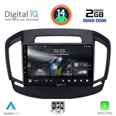 DIGITAL IQ RSB 1492_CPA (9inc) MULTIMEDIA TABLET for OPEL INSIGNIA mod. 20142017