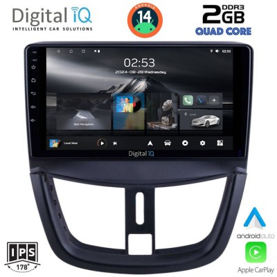 DIGITAL IQ RSB 1507_CPA (9inc) MULTIMEDIA TABLET for PEUGEOT 207 mod. 2007>