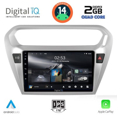 DIGITAL IQ RSB 1511_CPA (9inc) MULTIMEDIA TABLET for CITROEN ELYSEE – PEUGEOT 301 mod. 2013>