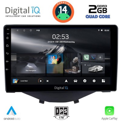 DIGITAL IQ RSB 1715_CPA CLIMA (9inc) MULTIMEDIA TABLET for CITROEN C1-PEUGEOT 108-TOYOTA AYGO mod. 2014>