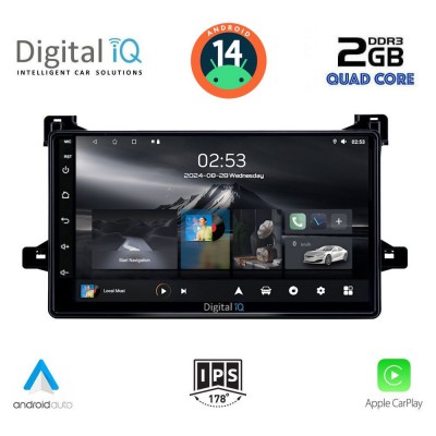 DIGITAL IQ RSB 1727_CPA (9inc) MULTIMEDIA TABLET for TOYOTA PRIUS mod. 2016-2020