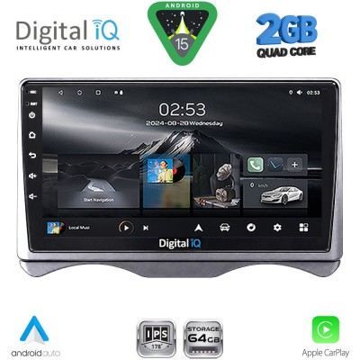 DIGITAL IQ RSD 1091_CPA (9inc) MULTIMEDIA TABLET for CITROEN C3 mod. 2001-2009 (DASHBOARD)