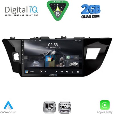 DIGITAL IQ RSD 1714MD_CPA (10inc) MULTIMEDIA TABLET for TOYOTA COROLLA mod. 2013-2016