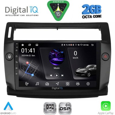 DIGITAL IQ RSF 4084BL_CPA (9inc) MULTIMEDIA TABLET for CITROEN C4  mod. 2004-2011 (BLACK)