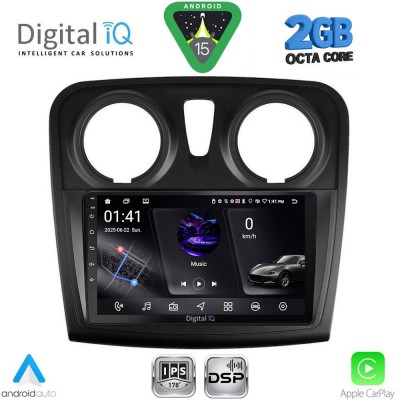DIGITAL IQ RSF 4108_CPA (9inc) MULTIMEDIA TABLET for DACIA LOGAN – SANDERO mod. 2012-2019