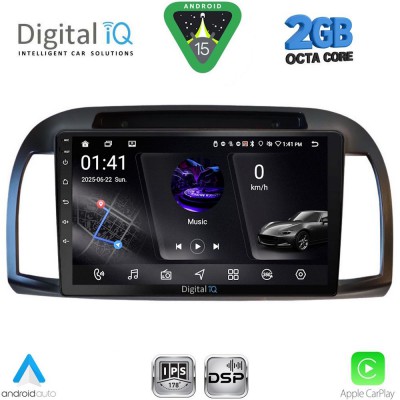 DIGITAL IQ RSF 4457BL_CPA (9inc) MULTIMEDIA TABLET for NISSAN MICRA K12 mod. 2002-2010 (BLACK)