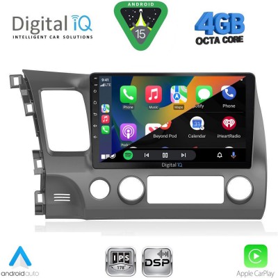 DIGITAL IQ RSG 6188_CPA (10inc) MULTIMEDIA TABLET for HONDA CIVIC 4D mod. 2006-2012