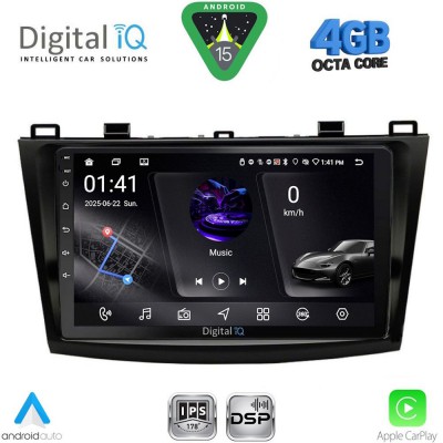 DIGITAL IQ RSG 6366_CPA (9inc) MULTIMEDIA TABLET for MAZDA 3 mod. 2009-2014