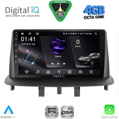 DIGITAL IQ RSG 6556_CPA (9inc) MULTIMEDIA TABLET for RENAULT MEGANE 3 mod. 2009-2016