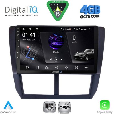 DIGITAL IQ RSG 6662_CPA (9inc) MULTIMEDIA TABLET for SUBARU FORESTER - IMPREZA - XV mod. 2008-2013