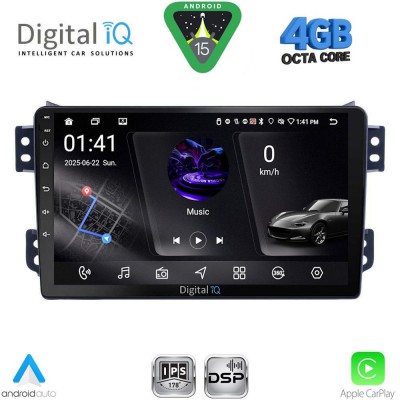 DIGITAL IQ RSG 6682_CPA (9inc) MULTIMEDIA TABLET for OPEL AGILA - SUZUKI SPLASH mod. 2008-2018