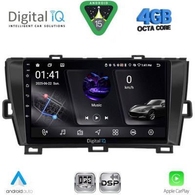 DIGITAL IQ RSG 6726BL_CPA (9inc) MULTIMEDIA TABLET for TOYOTA PRIUS mod. 2009-2015 (BLACK)