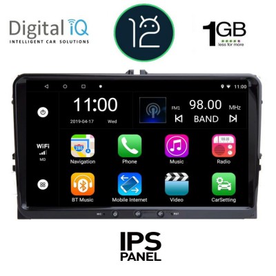 DIGITAL IQ RTA 189_GPS (9inc) MULTIMEDIA TABLET for SEAT - SKODA - VW mod. 2004-2014