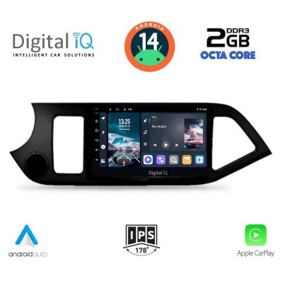 DIGITAL IQ RTG 4308_CPA (9inc) MULTIMEDIA TABLET for KIA PICANTO mod. 2011-2017