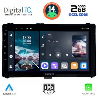 DIGITAL IQ RTG 4703_CPA (9inc) MULTIMEDIA TABLET for TOYOTA AURIS mod. 2015> – AYGO X mod. 2022> – COROLLA mod. 2017-2019