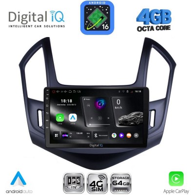 DIGITAL IQ RTG 6076B_CPA (9inc) MULTIMEDIA TABLET for CHEVROLET CRUZE mod. 2013-2015