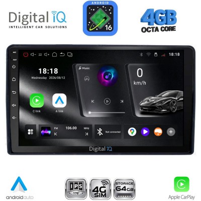 DIGITAL IQ RTG 6081_CPA (9inc) MULTIMEDIA TABLET for CITROEN – PEUGEOT mod. 2008-2018