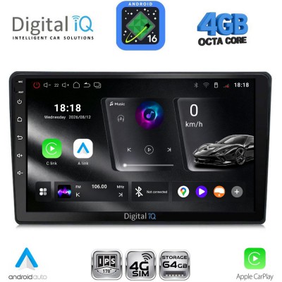 DIGITAL IQ RTG 6086_CPA (10inc) MULTIMEDIA TABLET for CITROEN C4 - DS4 mod. 2018-2025