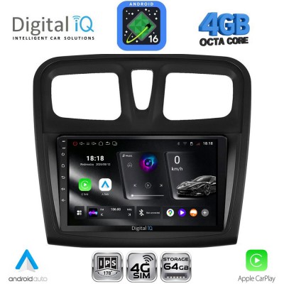 DIGITAL IQ RTG 6108SQ_CPA (9inc) MULTIMEDIA TABLET for DACIA LOGAN – SANDERO mod. 2012-2019