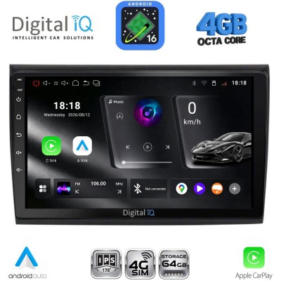 DIGITAL IQ RTG 6136_CPA (9inc) MULTIMEDIA TABLET for FIAT BRAVO mod. 2007-2019