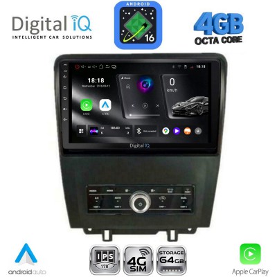 DIGITAL IQ RTG 6165_CPA (9inc) MULTIMEDIA TABLET for FORD MUSTANG mod. 2010-2015