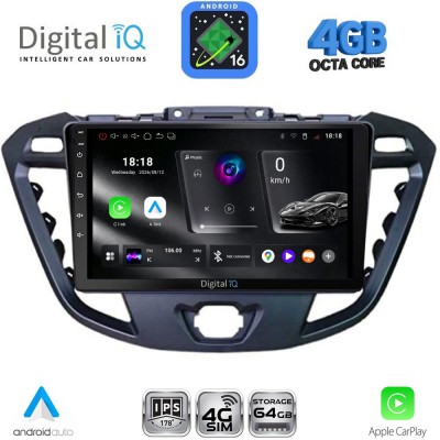 DIGITAL IQ RTG 6177_CPA (9inc) MULTIMEDIA TABLET for FORD TRANSIT CUSTOM | TOURNEO CUSTOM mod. 2013-2019