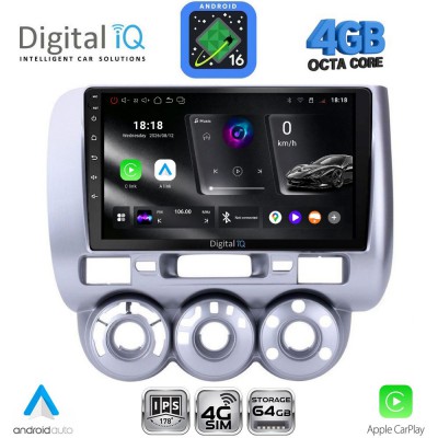 DIGITAL IQ RTG 6210_CPA A/C (9inc) MULTIMEDIA TABLET for HONDA JAZZ mod. 2002-2008